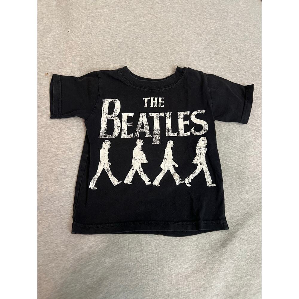 The Beatles Black & white T-shirt Kids 2T toddler rock and roll band tee shirts
